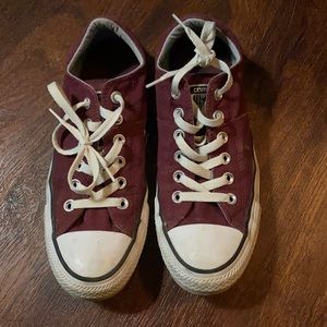 Maroon Converse Low Top